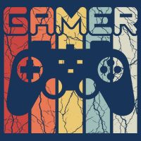 Gamer Retro Controller Drawstring Bag