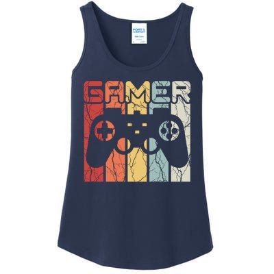 Gamer Retro Controller Ladies Essential Tank