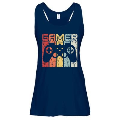 Gamer Retro Controller Ladies Essential Flowy Tank