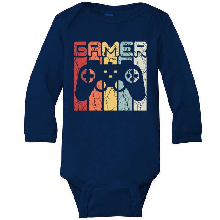 Gamer Retro Controller Baby Long Sleeve Bodysuit