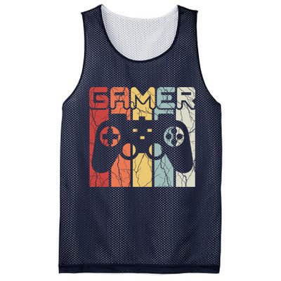 Gamer Retro Controller Mesh Reversible Basketball Jersey Tank