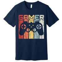 Gamer Retro Controller Premium T-Shirt