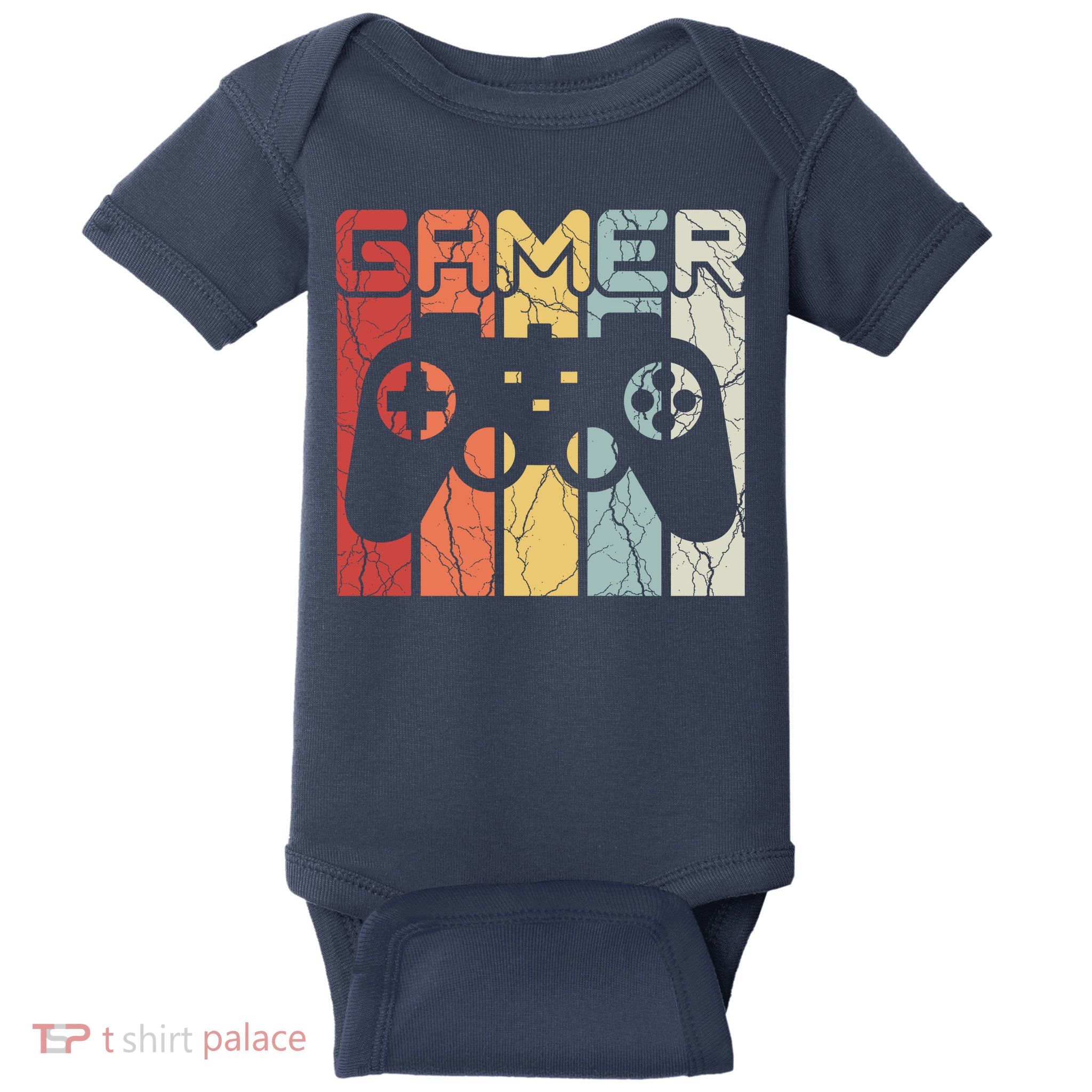 Gamer Retro Controller Baby Bodysuit