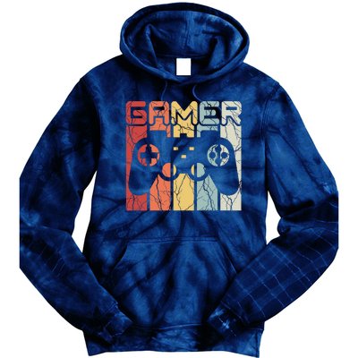 Gamer Retro Controller Tie Dye Hoodie