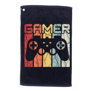 Gamer Retro Controller Platinum Collection Golf Towel