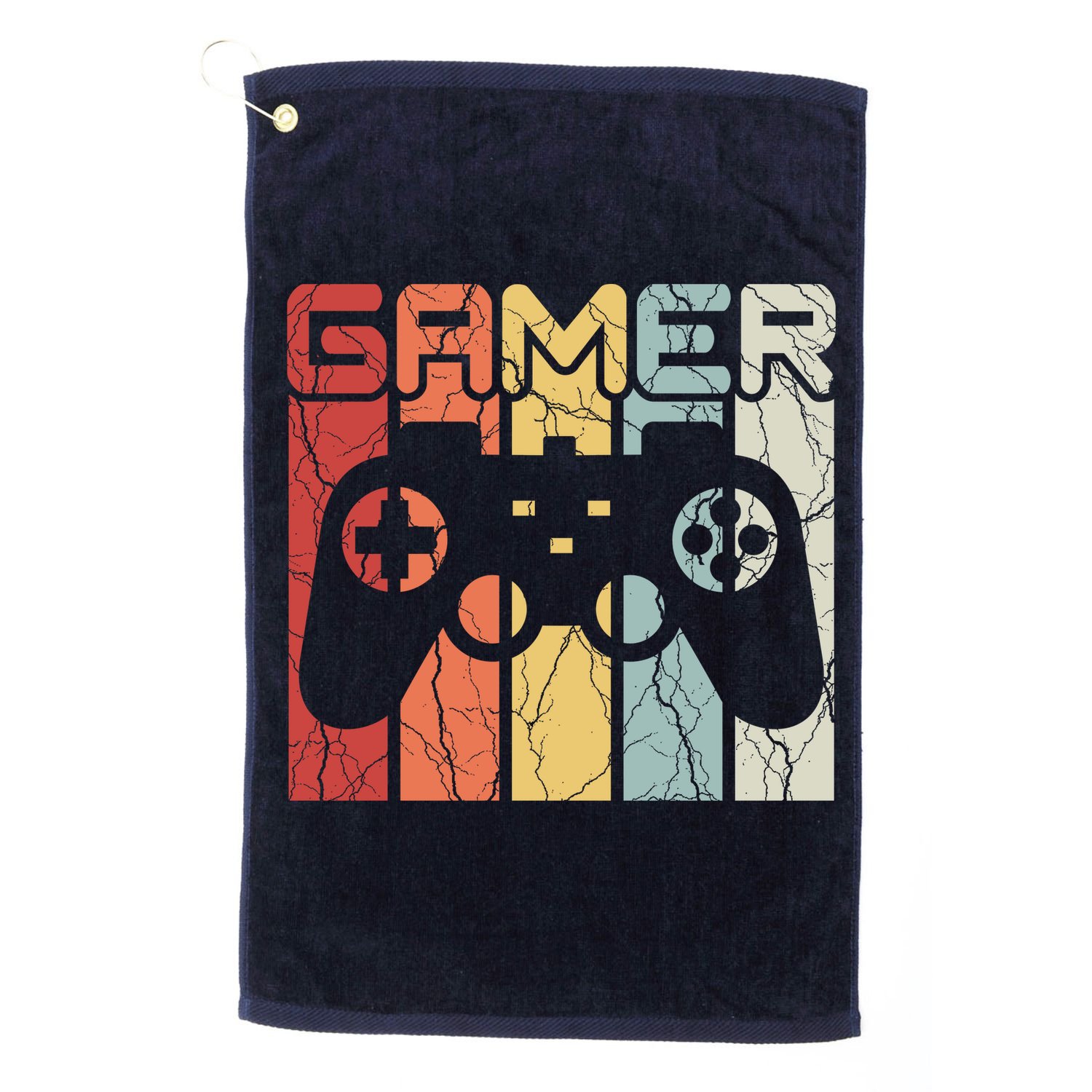 Gamer Retro Controller Golf Towel