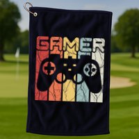 Gamer Retro Controller Golf Towel