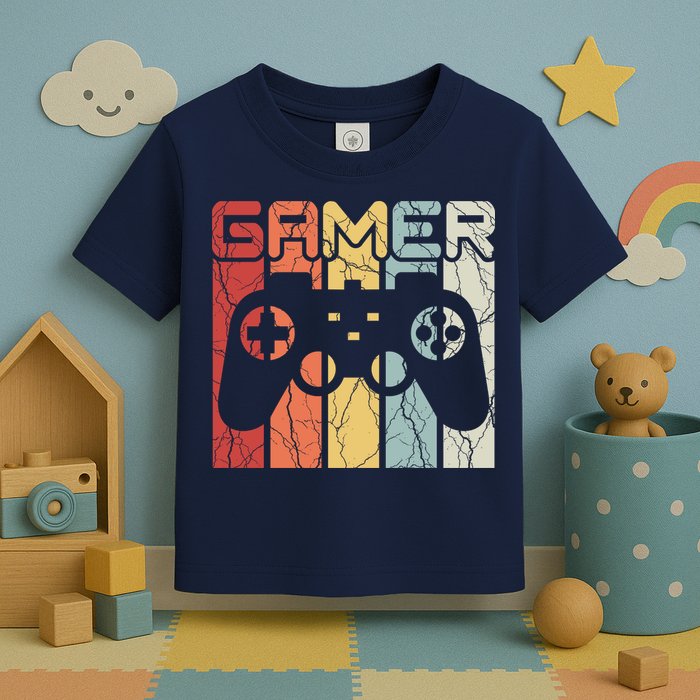 Gamer Retro Controller Toddler T-Shirt