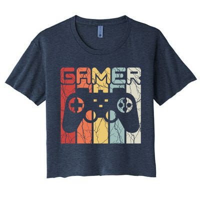 Gamer Retro Controller Crop Top