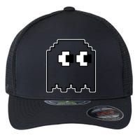 Gamer Retro Pixel Ghost Funny Halloween Flexfit Unipanel Trucker Cap