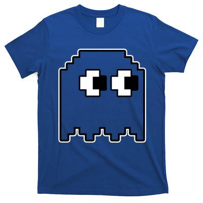 Gamer Retro Pixel Ghost Funny Halloween T-Shirt