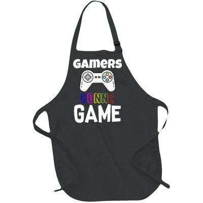 Gamers Gonna Game Full-Length Apron With Pockets