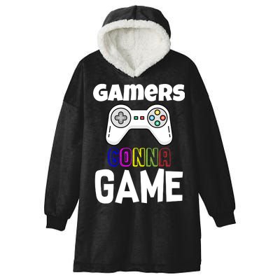 Gamers Gonna Game Hooded Wearable Blanket