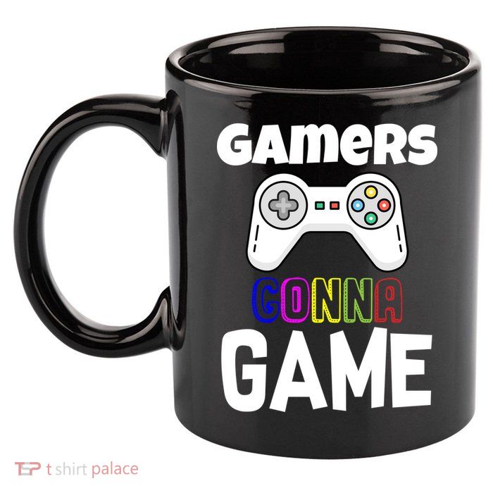 Gamers Gonna Game 11oz C Handle Ceramic Mug