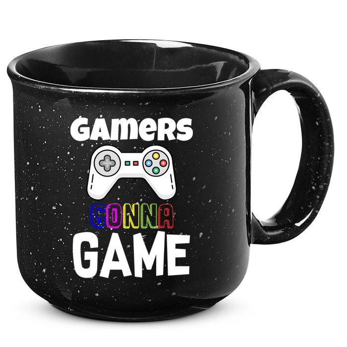 Gamers Gonna Game 15oz Campfire Ceramic Mug