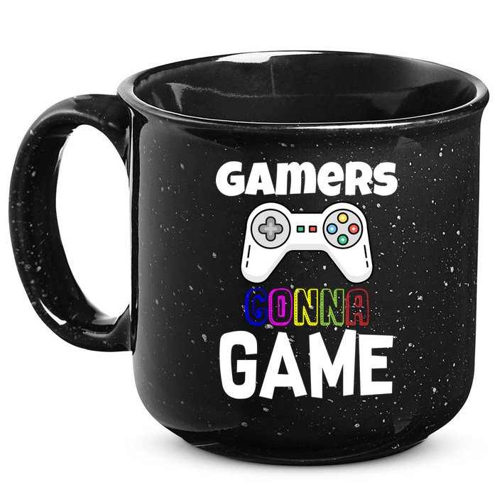 Gamers Gonna Game 15oz Campfire Ceramic Mug