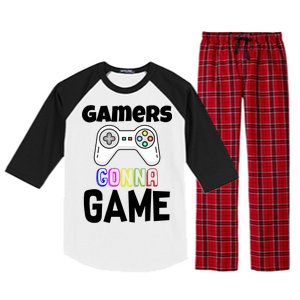 Gamers Gonna Game Raglan Sleeve Pajama Set