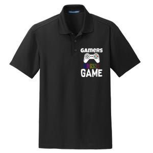 Gamers Gonna Game Dry Zone Grid Polo