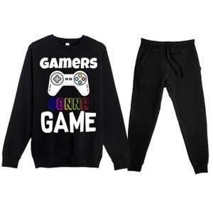 Gamers Gonna Game Premium Crewneck Sweatsuit Set