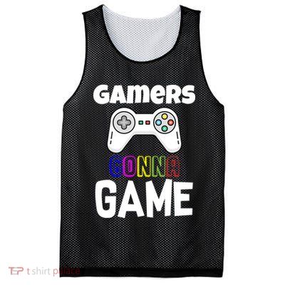 Gamers Gonna Game Mesh Reversible Basketball Jersey Tank