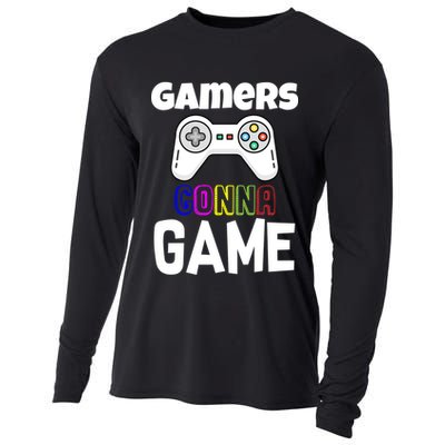 Gamers Gonna Game Cooling Performance Long Sleeve Crew