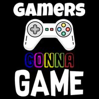 Gamers Gonna Game Cropped Pullover Crew