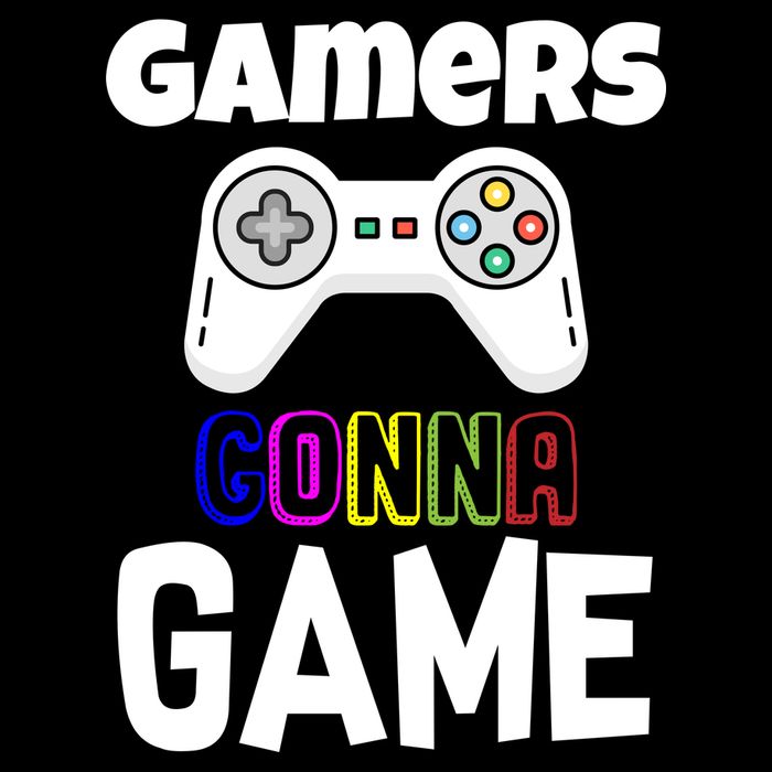 Gamers Gonna Game Cropped Pullover Crew