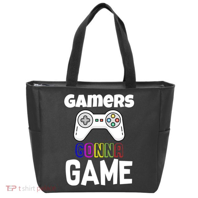Gamers Gonna Game Zip Tote Bag