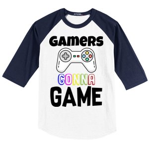 Gamers Gonna Game Baseball Sleeve Shirt