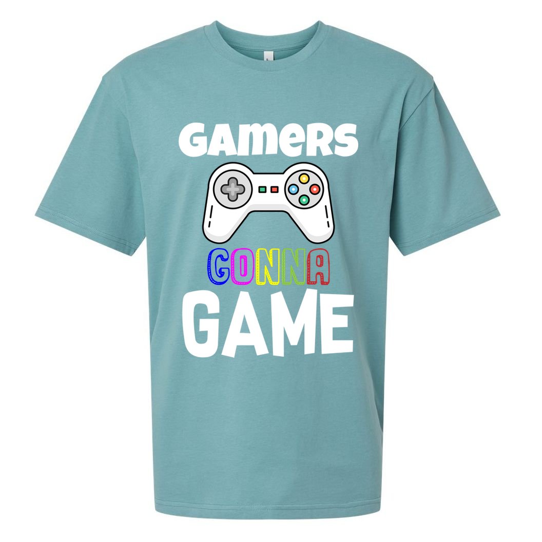 Gamers Gonna Game Sueded Cloud Jersey T-Shirt