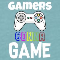 Gamers Gonna Game Sueded Cloud Jersey T-Shirt