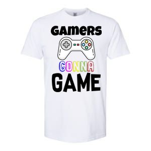 Gamers Gonna Game Softstyle CVC T-Shirt