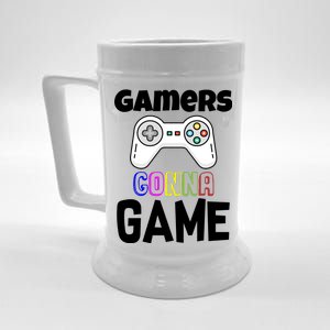 Gamers Gonna Game Beer Stein