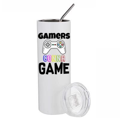 Gamers Gonna Game Stainless Steel Tumbler