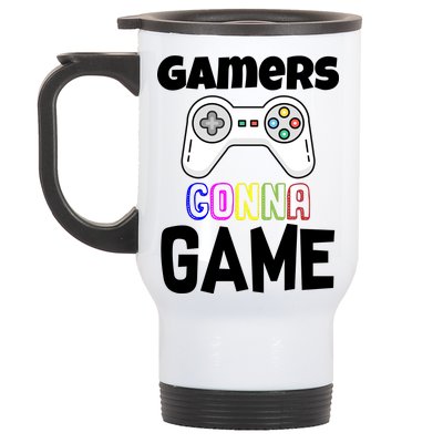 Gamers Gonna Game Stainless Steel Travel Mug