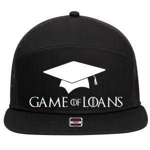 Games Of Loans 7 Panel Mesh Trucker Snapback Hat