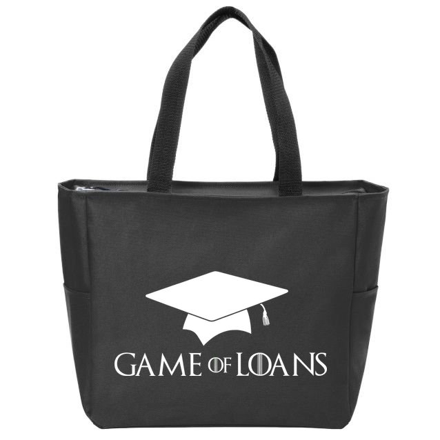 Games Of Loans Zip Tote Bag