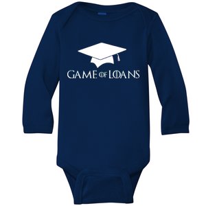 Games Of Loans Baby Long Sleeve Bodysuit