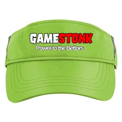 Gamestonk Power To The Bettors Adult Drive Performance Visor