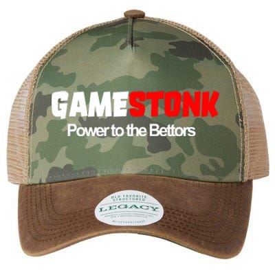 Gamestonk Power To The Bettors Legacy Tie Dye Trucker Hat