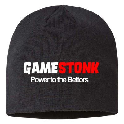 Gamestonk Power To The Bettors Sustainable Beanie