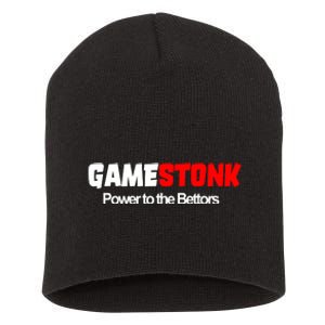 Gamestonk Power To The Bettors Short Acrylic Beanie