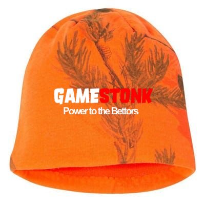 Gamestonk Power To The Bettors Kati - Camo Knit Beanie