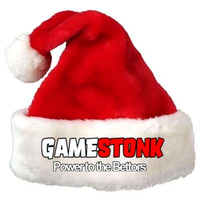 Gamestonk Power To The Bettors Premium Christmas Santa Hat