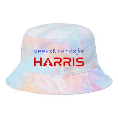 Geeks And Nerds For Kamala Harris Geeks And Nerds For Harris Tie Dye Newport Bucket Hat