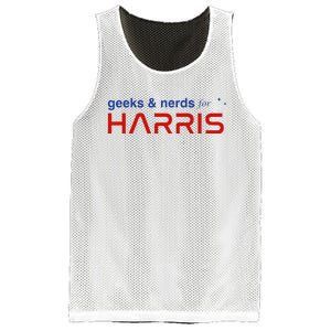 Geeks And Nerds For Kamala Harris Geeks And Nerds For Harris Mesh Reversible Basketball Jersey Tank