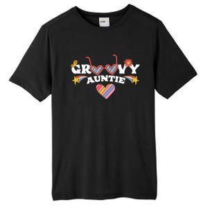 Groovy Auntie Nephew Niece Aunt Gift Tall Fusion ChromaSoft Performance T-Shirt