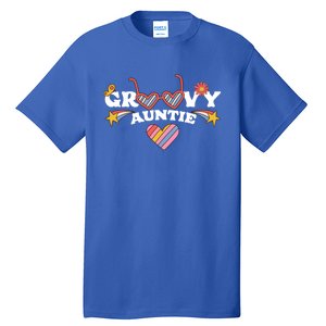 Groovy Auntie Nephew Niece Aunt Gift Tall T-Shirt