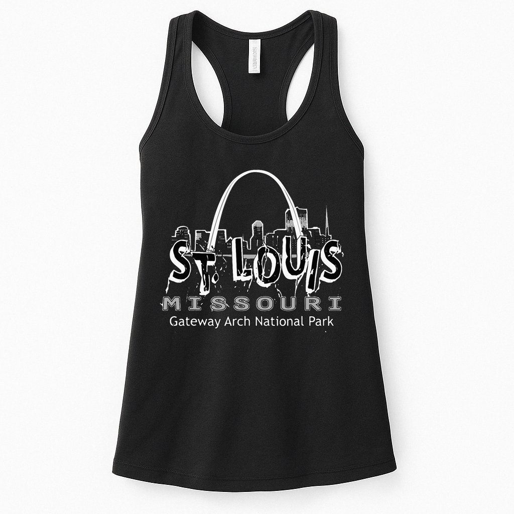 Gateway Arch National Park St. Louis Missouri Souvenir Womens Tank Top