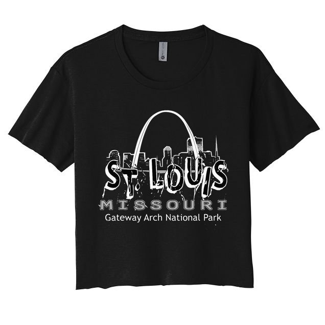 Gateway Arch National Park St. Louis Missouri Souvenir Crop Top